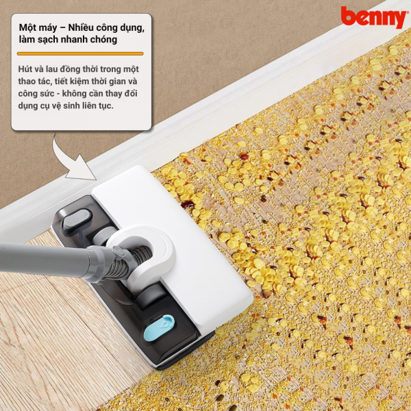 Bình nước tháo rời – hút và lau cùng lúc