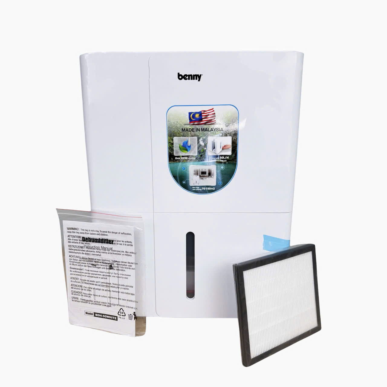 Máy hút ẩm công nghiệp BDH-50White