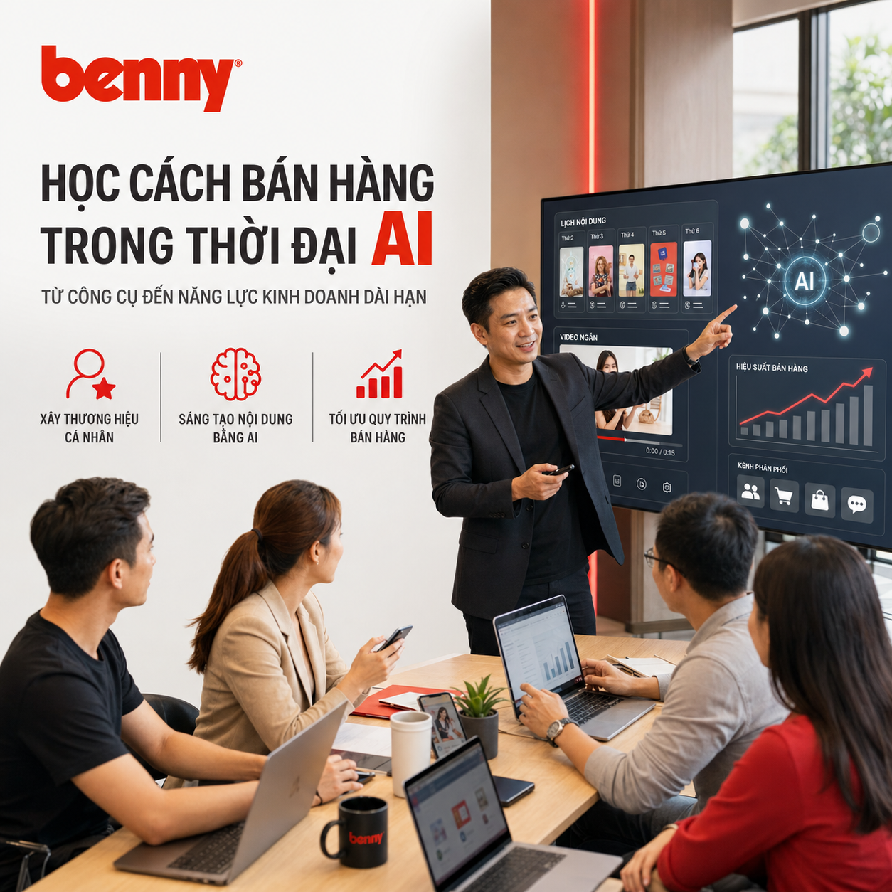 BENNY – KINH DOANH NHẸ GÁNH, PHÁT TRIỂN DÀI LÂU 9 Học cách bán hàng trong thời đại AI