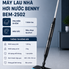 Máy Lau Nhà Hơi Nước Benny BEM-2502 – Lau Nhà Không Bẩn Tay 11 Máy Lau Nhà Hơi Nước Benny BEM-2502