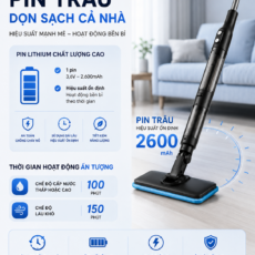 Máy Lau Nhà Hơi Nước Benny BEM-2502 – Lau Nhà Không Bẩn Tay 8 anh bem 2502 de dang 5 1