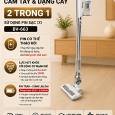 Máy Hút Bụi Cầm Tay Benny BV-663 - Kèm Pin Thay Thế 18 anh bv 663 de dang 1