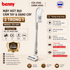 Máy Hút Bụi Cầm Tay Benny BV-663 - Kèm Pin Thay Thế 16 Máy Hút Bụi Cầm Tay Benny BV-663