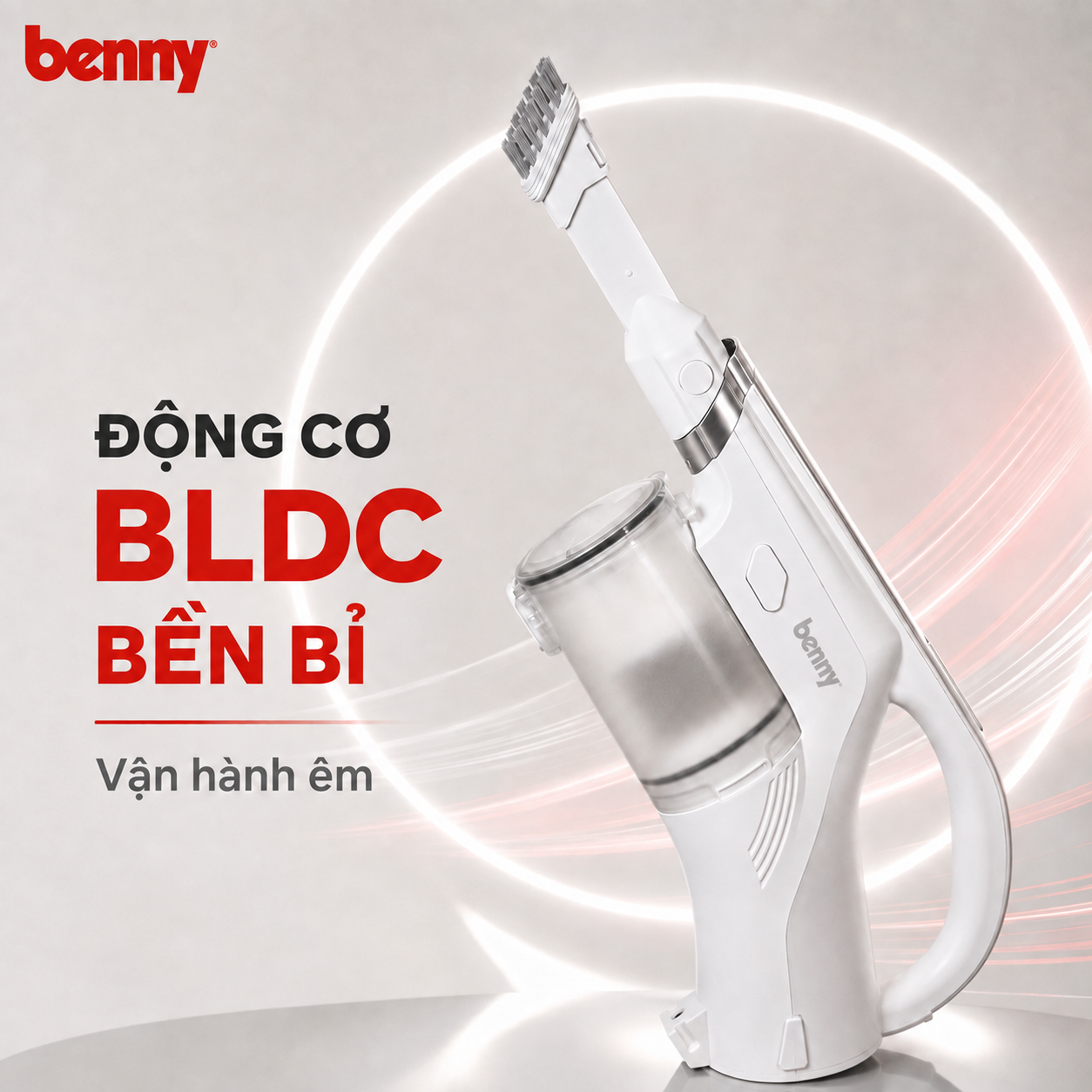 Máy Hút Bụi Cầm Tay Benny BV-663 - Pin Tháo Rời 22 Máy Hút Bụi Cầm Tay Benny BV-663